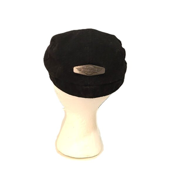 Harley Davidson Men's Hat Flat Ivy Cap Newsies Motorcycle Biker Black - Picture 6 of 6